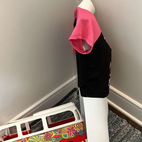 Psychedelic Mushroom Fantasy Cropped Raglan - Picture 5 of 14